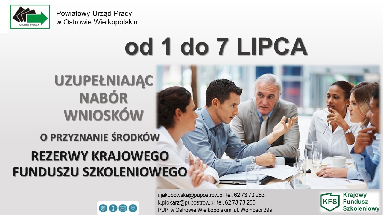 Zdjęcie artykułu Uzupełniajacy nabór wniosków o przyznanie środków rezerwy KFS