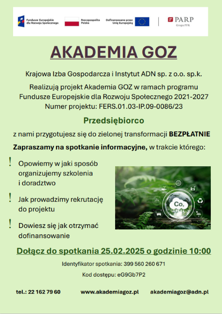 Zdjęcie artykułu projekt AKADEMIA GOZ