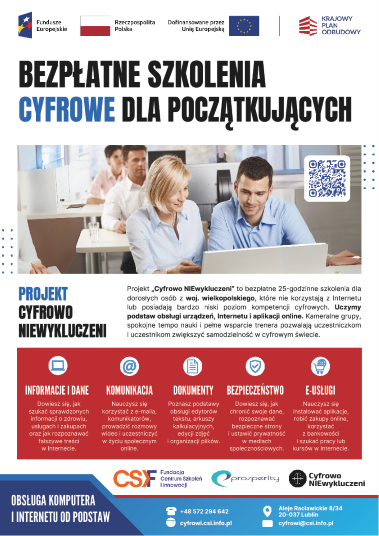 Zdjęcie artykułu projekt  "Cyfrowo NIEwykluczeni"